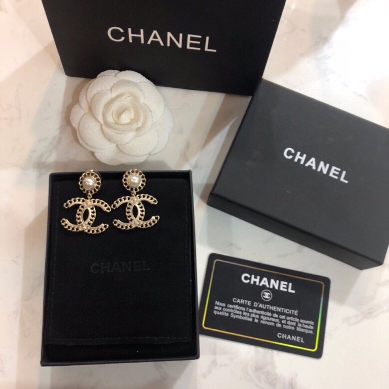 Ch*el earrings